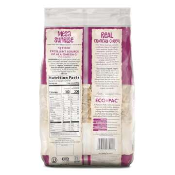 Nature's Path Organic Gluten Free Mesa Sunrise Cereal, 1 Lb 10.4 Oz Earth Friendly Package (Pack of 6), Non-GMO, Low Fat