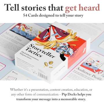 Pip Decks Storyteller Tactics Card Deck, Business Tool to Improve Your Influence and Persuasion in W...