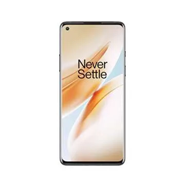 OnePlus 8 5G Dual-SIM (128GB/8GB RAM) Factory Unlocked Smartphone - Onyx Black