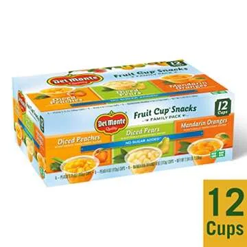 Healthy Del Monte No Sugar Added Fruit Cups Variety Pack
