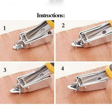 Staple Removers Heavy Duty Staple Remover, Staple Puller Tool Upholstery Construction Stapler Heavy Duty Tack Lifter Office Claw Tools Puller Removing Carpet Staple Remover