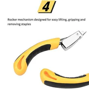 Staple Removers Heavy Duty Staple Remover, Staple Puller Tool Upholstery Construction Stapler Heavy Duty Tack Lifter Office Claw Tools Puller Removing Carpet Staple Remover