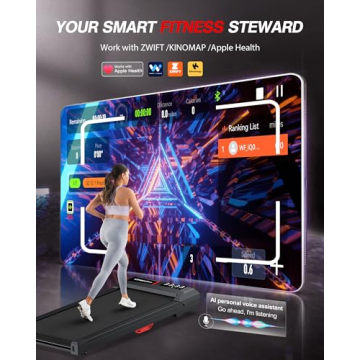 WELLFIT Walking Pad Treadmill for Home Office Fitness