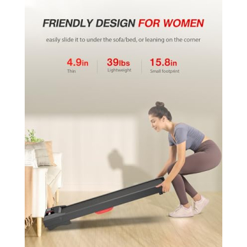 WELLFIT Walking Pad Treadmill for Home Office Fitness