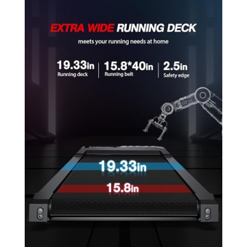 WELLFIT Walking Pad Treadmill for Home Office Fitness