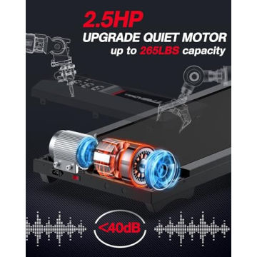 WELLFIT Walking Pad Treadmill for Home Office Fitness