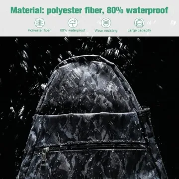 Waterproof Tennis Backpack with Shoe Compartment for Sports Enthusiasts