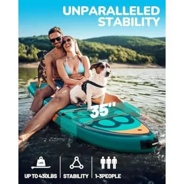 BIGFLY Inflatable SUP Board - Family & Pet Friendly
