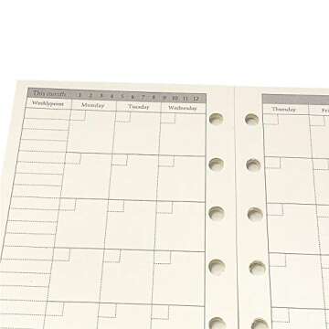 Harphia A7 Planner Refills - Quality Paper & Design