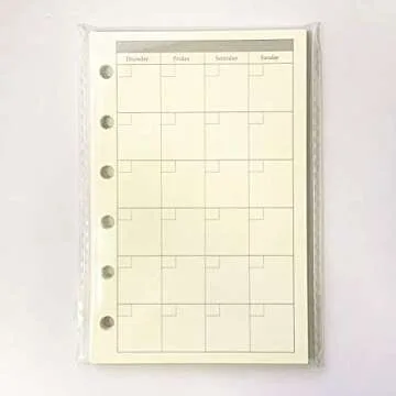 Harphia A7 Planner Refills - Quality Paper & Design