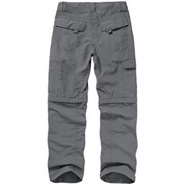 Toomett Men's Convertible Hiking Pants - Lightweight, Quick Dry & Durable