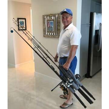 Rod-Runner Fishing Rod Carrier Pro 5 – Easy Transport for Anglers