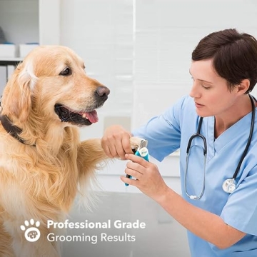 BOSHEL Dog Nail Clippers - Heavy Duty Pet Nail Trimmer