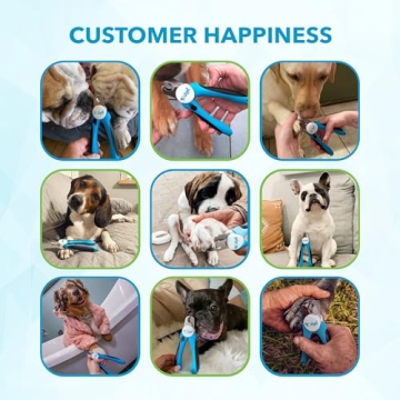 BOSHEL Dog Nail Clippers - Heavy Duty Pet Nail Trimmer