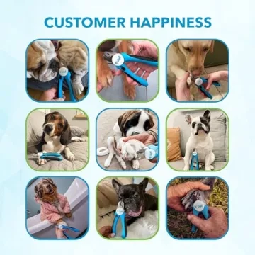 BOSHEL Dog Nail Clippers - Heavy Duty Pet Nail Trimmer