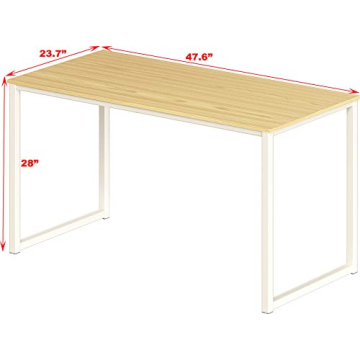 SHW Home Office 48-Inch Desk - Stylish & Durable Workspace