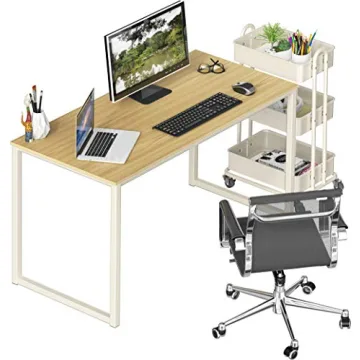 SHW Home Office 48-Inch Desk - Stylish & Durable Workspace