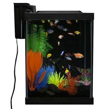 GloFish 20 Gallon Aquarium Kit with LED Lights, Decor Heater and Filter
