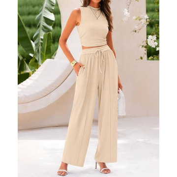 BTFBM Women’s Summer 2 Piece Outfit for Stylish Comfort