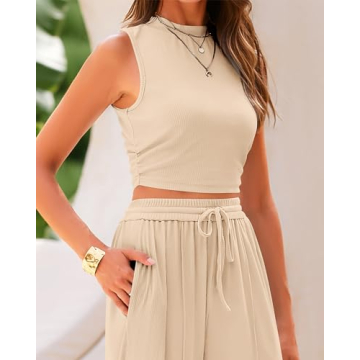 BTFBM Women’s Summer 2 Piece Outfit for Stylish Comfort