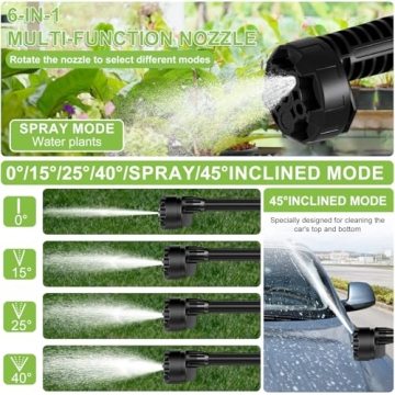 KEPEAK 1450PSI Cordless Portable Pressure Washer