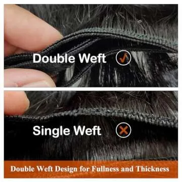 Full Shine Hair Extensions Weft Human Hair Brown Sew In Real Hair Extensions #2 Dark Brown Weft Hair Extensions Real Human Hair Bundles For Women 105G 20 Inch