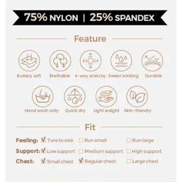 Aoxjox Stylish Backless Padded Sports Bra for Women