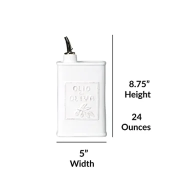 Vietri Lastra Olive Oil Can: Exquisite Italian Serveware