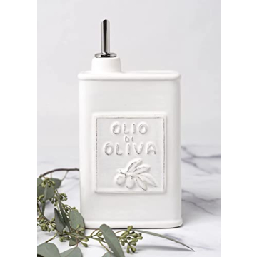 Vietri Lastra Olive Oil Can: Exquisite Italian Serveware