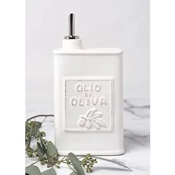 Vietri Lastra Olive Oil Can: Exquisite Italian Serveware