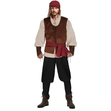 Men's Pirate Costume Set | Quality Renaissance Look