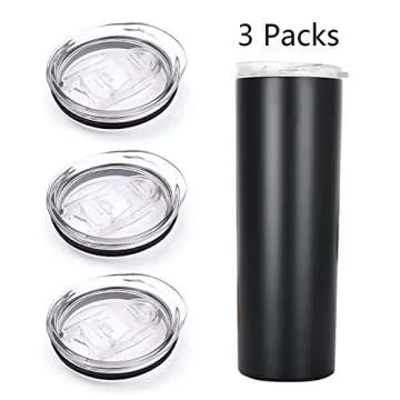 Spill Proof Replacement Lids for 20oz Skinny Tumblers