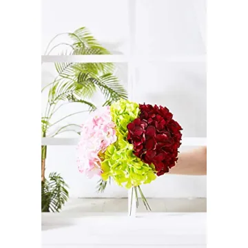 KISLOHUM Hydrangea Silk Flowers for Weddings & Decor