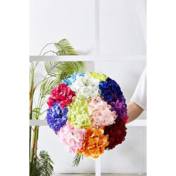 KISLOHUM Hydrangea Silk Flowers for Weddings & Decor