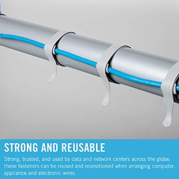 VELCRO Brand 150pk Cable Ties | Reusable & Eco-Friendly