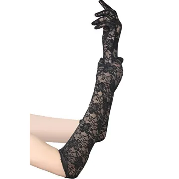 Elegant BABEYOND Lace Gloves for Women – Perfect for Weddings