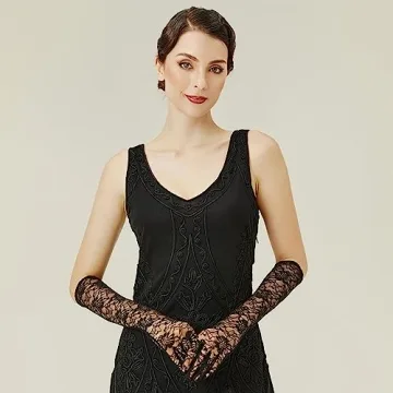Elegant BABEYOND Lace Gloves for Women – Perfect for Weddings