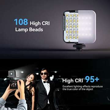 SmallRig P108 RGB Video Light for Creative Photographers