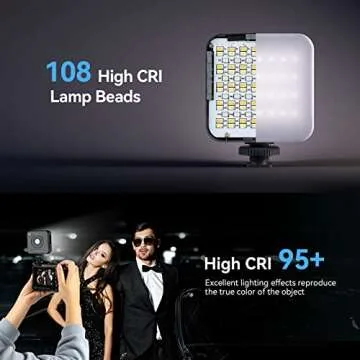 SmallRig P108 RGB Video Light for Creative Photographers