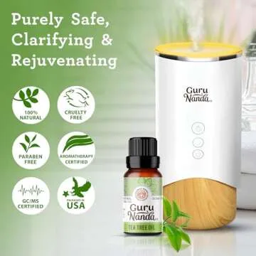 GuruNanda Tea Tree Essential Oil - 100% Pure Aromatherapy Oil