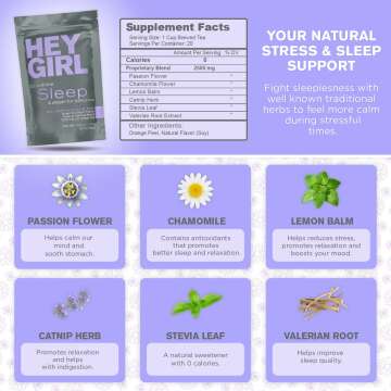 Relaxing Sleep Tea - Herbal Blend for Calm Nights