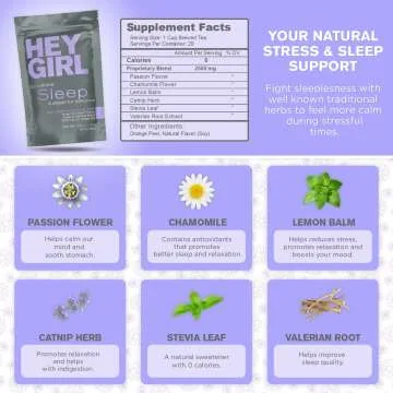 Relaxing Sleep Tea - Herbal Blend for Calm Nights