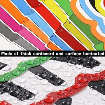 Outus 22 Pieces Classroom Bulletin Board Decor Growth Mindset Posters Banners Teacher Educational Poster Positive Sayings Accents Display Set for Elementary Middle School Nursery Bedroom(Light Color)