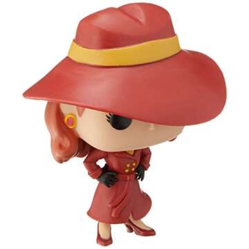 Funko POP! TV: Carmen Sandiego - Carmen Sandiego Collectible Figure, Multicolor