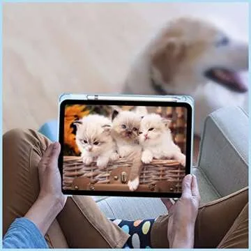 Fintie Hybrid Slim Case for iPad – Shockproof & Stylish