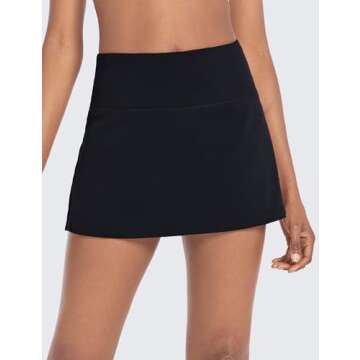 BALEAF Women's 13" Tennis Skirts Golf Skort - Stylish High-Waisted Comfort for Athletics