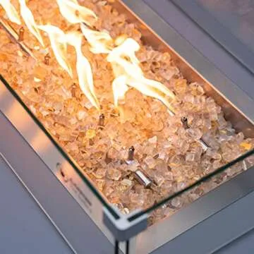 Stanbroil 10-Pound Reflective Tempered Fire Glass