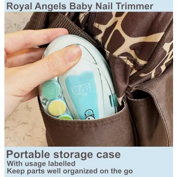 Royal Angels Baby Electric Nail Kit Safe Quiet Efficient Care