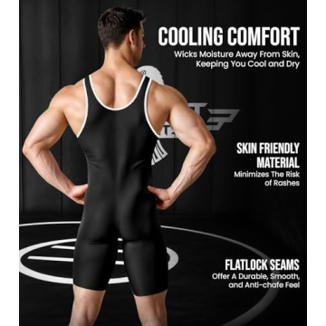Powerlifting Singlet - High Performance Wrestling Singlet for Men