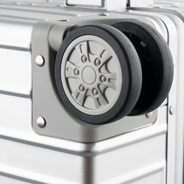 TRAVELKING Aluminum Carry On Luggage with TSA Lock